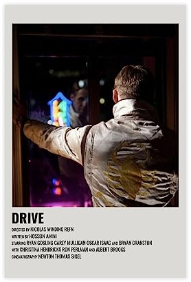 EDSC Movie Drive Vintage-Poster auf Leinwand, Schlafzimmer, Dekoration, Sport, Landschaft, Büro, Raumdekoration, Geschenk, ungerahmt: 30 x 45 cm