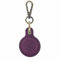 AirGear® RetroDrop - Airtag Schlüsselanhänger Leder ECHT, Anhänger aus Echtem Leder, Hülle aus Echtleder, Handmade - kompatibel mit Apple Airtag (Purple)