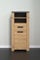 trendteam smart living - Follow - Kommode - Artisan Eiche/Matera - Badezimmerschrank mit 2 offenen Fächern - (BxHxT) 53 x 118 x 35 cm - Tür links oder rechts montierbar - kratzfest