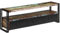 ARKEM TV-Schrank Altholz Massiv 120 x 30 x 40 cm Fernsehertisch Sideboard Wohnzimmer Tv