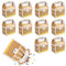 10 Stück Piraten Schatzkiste, Piraten Treat Box Pirat Schatztruhe Mitgebsel Box Piraten Party Box mit Griff für Kinder Mitgebsel und Give-aways Auf Dem Kindergeburtstag