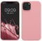 kwmobile Housse Compatible avec Apple iPhone 14 Coque - Coque de téléphone Fine avec Finition Douce - Rose pâle