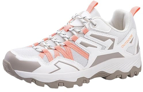 Wanderschuhe Herren Sommer Wanderstiefel Trekkingschuhe Turnschuhe Mit Luftkissen Mesh Slip on Walkingschuhe Rutschfeste Hiking Boots Atmungsaktiv Schuhe Outdoorschuhe Trekkingschuhe Wanderschuhe