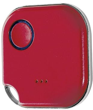 SHELLY Bluetooth Schalter u. Dimmer, Blu Button1, Plug&Play, rot, 4er Set