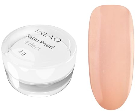 INLAQ® Nagelpuder Glassy Satin Effect | Chrom Nagelpulver mit Glazed Satin-Effekt | 2g, Samtglanz-Finish für elegante Spiegelnägel