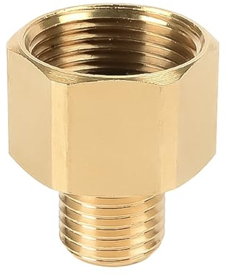 SagaSave Pressure Washer Adapter, 22mm Female To 14mm Male Flat, Brass Washers Coupling, High Pressure Washer Adapters, Water Pipe Hose Fitting