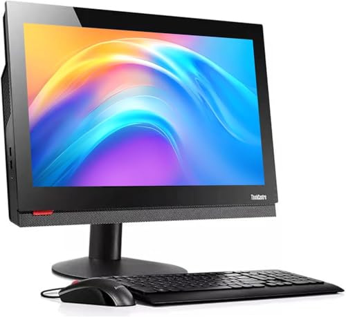 Lenovo ThinkCentre M810z All-in-One Desktop Computer PC AIO, 21,5 Zoll FHD Monitor, Intel Premium G3930, 8 GB DDR4 RAM, 256 GB SSD, USB 3.1 Gen 2, Displayport, Windows 11 Pro (Renewed)