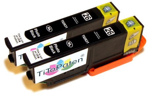 TiToPaten®* kompatible Patronen T2631XL - Passend für Epson Expression Premium XP-615, Epson Expression Premium XP-620 und Epson Expression Premium XP-625