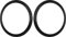 8 Subwoofer Speaker Spacers Depth Extender Extending Rings - 1/4 thick - ID: 7 1/8 OD: 8 7/8 - 1 Pair - SSK8 - Stackable - Perfect For Framing Fiberglass Enclosures