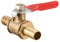 sourcing map Kugelhahn Absperrventil, 8 mm Schlauchstutzen auf 8 mm Schlauchstutzen, für Luft, Gas, Wasser, Kraftstoff, 180 Grad Bedienungsgriff, Metallventil, 1 Stück