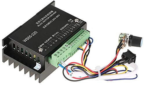 Nema Schrittmotortreiber, WS55-220 DC 48 V 500 W, bürstenlose CNC-Spindel, BLDC-Motortreiber, Controller für CNC-Werkzeugmaschinen, 3D-Drucker