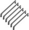 FBSHOP(TM) Cabinet Bow Pull - Grey Furniture Handle, 160mm Screw Spacing, 6 Pack for Kitchen Cupboard Door, Bedroom Dresser Drawer, Bathroom Wardrobe Hardware