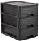 Eda 010321 | Aufbewahrungsmodul Stone | A4 3 Schubladen | Farbe: Schwarz