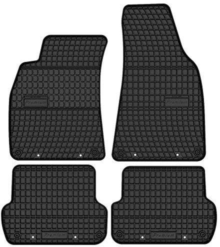 Prismat Gummimatten Gummi Fußmatten Satz für Audi A4 B6 B7 (2001-2008) - Passgenau