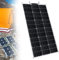 BEIJIAYI Panneau Solaire Monocristallin Semi-Flexible 300 W, Kit Panneau Solaire Module Solaire pour Camping-Car, Caravane, Yacht, Jardin, avec Connecteur,1x300W