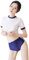 YNXIXIEN Frauen Mädchen Cosplay Kostüm Fission Gym Anzug Sport Uniform Set High School Student Anime Cheerleading Kostüm (Blau)