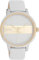 Oozoo Timepieces Damen Uhr in Hellgrau Gold | Armbanduhr Damen mit Lederarmband | Hochwertige Uhr für Frauen| Edle Analog Damenuhr in rund C11152