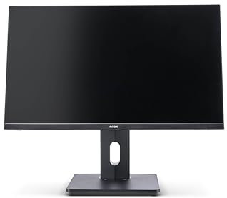 Nilox NXM24REG02 Monitor 24 Pollici FullHD, Frequenza 75Hz, Tempo di Risposta 4ms, Schermo PC con Protezione Luce Blu, Monitor Gaming con Base Regolabile e Girevole, HDMI, DP e VGA