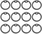 Mipcase 12 Stücke Haustiermarken Tag Hundemarke Hundemarke Silikon Hundemarke Haustiermarke Etikett Gummiband Schutz Schwarze