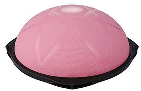Halbball Balance-Trainer, halber Balance-Ball, Yoga-Übungsball, Trainer, Anti-Burst, Pilates, Bauchmuskeltraining, Fitness, Kerntrainer, Stabilität, Balance-Boards mit Widerstandsbändern, zhengzilu