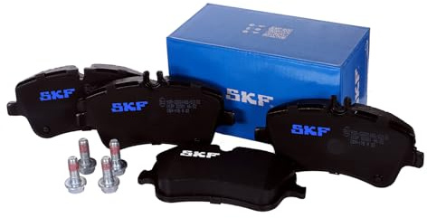 SKF Scheibenbremse Bremsbelag VKBP 80081-4er Set - Position Vorderachse Höhe 77 mm Länge 154 mm Breite 83 mm Dicke 19,5 mm - OE Qualität