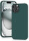 YATWIN Silicone Case for iPhone 15 Pro, Soft-Touch, Shockproof, DustProof, Antiskid Full Body Armour Phone Cover for Apple iPhone 15 Pro - Dark Green