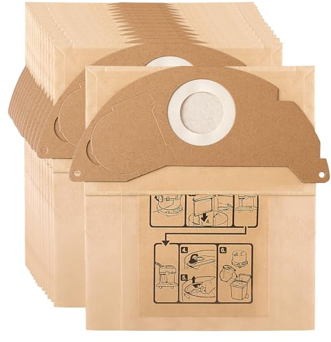 15 Remplacement Sac pour Aspirateur Karcher WD2 MV2 WD2250 A2004 6.904-322.0 WD 2.200 WD2250 A2004 A2054 A2099