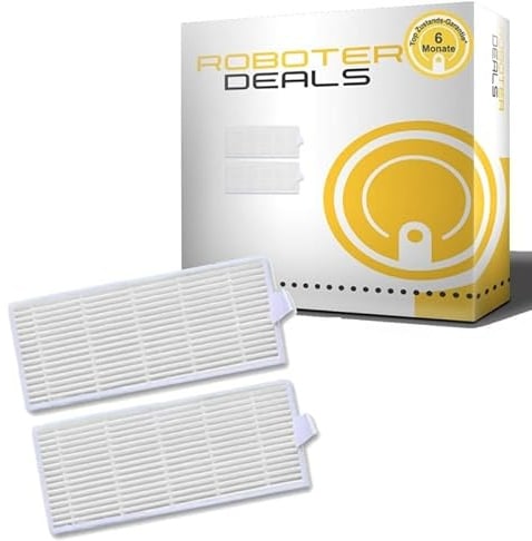 Roboter Deals - Feinstaubfilter, Ersatz-Filter, Luftfilter (2 Stück) für Tesvor S7 Pro AES Staubsaugroboter