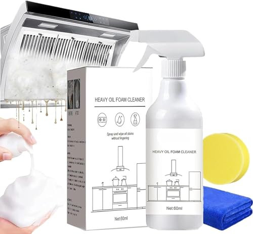 Splash - Spray de espuma, limpiador de horno en aerosol, limpiador de espuma de aceite pesado, limpiador de espuma en aerosol, penetra y limpia profundamente la grasa, desengrasante fuerte (1 unidad)