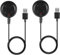 RuenTech Ladekabel kompatibel für Polar Ignite/Ignite 2/Grit X/Grit X Pro Ladegerät Kabel, USB Portable Cord Ersatzkabel für Polar Vantage V V2/Vantage M M2 Ladekabel (Schwarz+Schwarz)