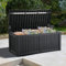 YITAHOME 450 Liter Groß Gartenbox Wasserdicht, Abschließbarem Outdoor Kissenbox, Garten Auflagenbox Wetterfest Garten Aufbewahrungsbox für Gartengeräten Poolzubehör Spielzeug, 140x66x59cm (Schwarz)