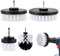 Ciusdkler 4 Piece Brosse Nettoyage Perceuse, Brosse pour Perceuse Set 2''/ 3.5''/ 4''/ 5'', Blanc Brosse Nettoyage for Bathtubs, Bathroom Sinks, Kitchen Sinks, Kitchen Walls