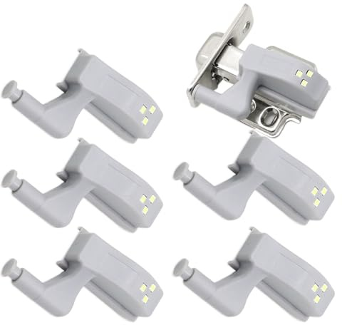 LED-Sensor-Licht mit Scharnier, LED-Licht für Schränke, LED-Türscharnier