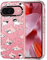 MOSNOVO Cover per Google Pixel 9 & 9 Pro - Custodia Trasparente Sottile Antiurto in TPU+PC per Telefono [Protezione Caduta da 6,6 Piedi/Anti-Peel] - Squali Rosa