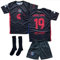 IHIMI Yamal #19 Ensemble maillot pour enfant, Barca à l'extérieur 2024/25, tenue de football avec maillot, short et chaussettes en option, compatible avec les fans de Yamal, tailles 128 à 176, 4-5 ans