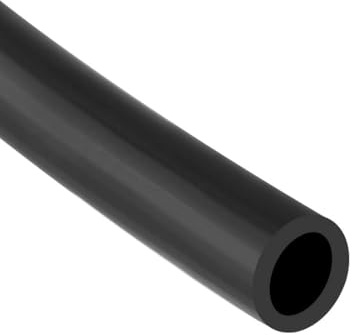 TOP-VIGOR Lubricating Oil Hose, 5mm x 8mm x 1M Rubber Tubing Hose Rubber Pipe for Irrigation, Small Equipment, Outdoor, Garden Water Tubing, Black