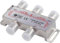 MERCATO ELETTRICO Splitter TV Antenna TNT 4 Uscite a spina F Schermato Metallo, Splitter TV per 4 TV- 336114