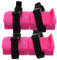 Kisangel 1 Paar -Skating-Schuhe Skischuhe Ski-Skates Schneeschuh Mädchen Schlittschuhe Schnee-Skates Verstellbarer Überzug für Skateschuhe Schuh-Skates metallische Teile Rosa