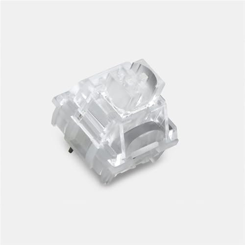 ExotiCore TTC Frozen Silent V2 Switch, Transparent RGB Pre-Lubed Silent Linear Mechanical Keyboard Switch(90PCS)