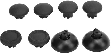 aqxreight Daumenstock Kit für Pro Elite Controller 3 Höhenoptionen Verbessert Griff und Komfort Ersatz Joystick Deckungen Weiß (Black)