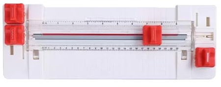 Papierschneider A4 Mit Lineal, 4 In 1 Paper Cutter Machine A3, Papierschneider Multifunktionales,Trimmer Für A3 A4 Breite Punktiert Gerade Falz DokumentHandheld Handwerk Kreative Freizeit