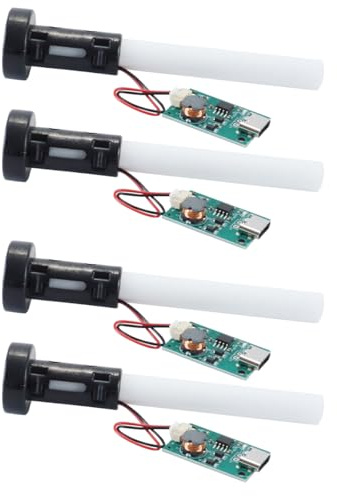 DUZEPA 4pcs Ultrasonic Mist Maker – USB Atomiser Film Plate, DIY Humidifier Fogger Accessories
