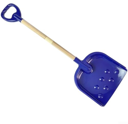 Schneeschaufel, Schneeschaufel, abnehmbarer Griff, Kunststoffschaufel, höhenverstellbar, leicht, für Winter, Outdoor, Spielzeug, Schneeräumwerkzeug (dunkelblau)