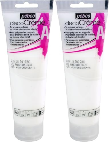PEBEO Deco Auxiliaire 120 ml Glow In The Dark (Lot de 2)