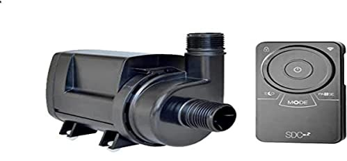 Sicce Syncra SDC Aquarium Pumpe 6.0, Steuerbar mit Controller und/oder App, 10-40 Watt, Einstellbarer Durchfluss 2-5m3/h, Max. Förderhöhe 3.5 Meter, Kabellänge 3 Meter, Schlauchtülle 25/32mm
