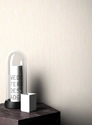 NEWROOM Tapete Beige Unifarbe Struktur Uni Vliestapete Vlies moderne Design Optik Einfarbig Unifarben inkl. Tapezier Ratgeber