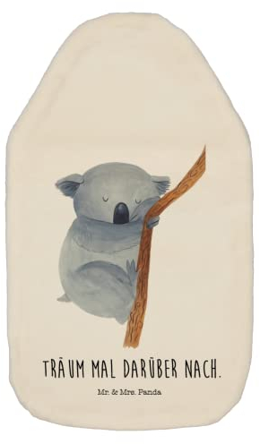 Mr. & Mrs. Panda Wärmflasche Koalabär - Geschenk, Bettflasche, Wärmekissen, lustige Sprüche, Körnerkissen, Kinderwärmflasche, Kleine Wärmflasche,