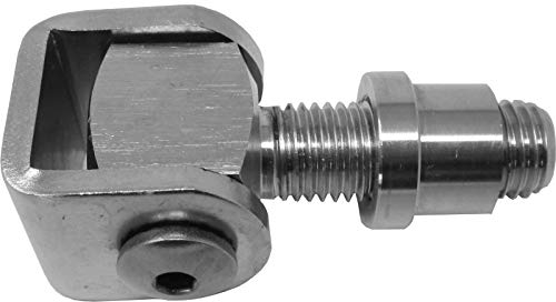 2 x SO-TOOLS® Torangel 83 mm verstellbar – Edelstahl Torband mit Einschweißmutter M16 V2A AISI 304 | Rostfreies Set für Tore und Türen