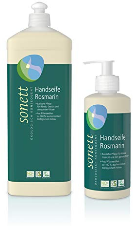 Bio Handseife Rosmarin (300ml+1000ml)