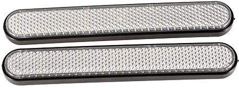 Catarifrangenti Laterali Moto per Forcella Anteriore/Parafango Posteriore per Sportster 1200 Custom XL1200C per Iron 883 XL883N per Forty-Eight XL1200X per Street 500/750 XG500/XG750 (Chiaro)